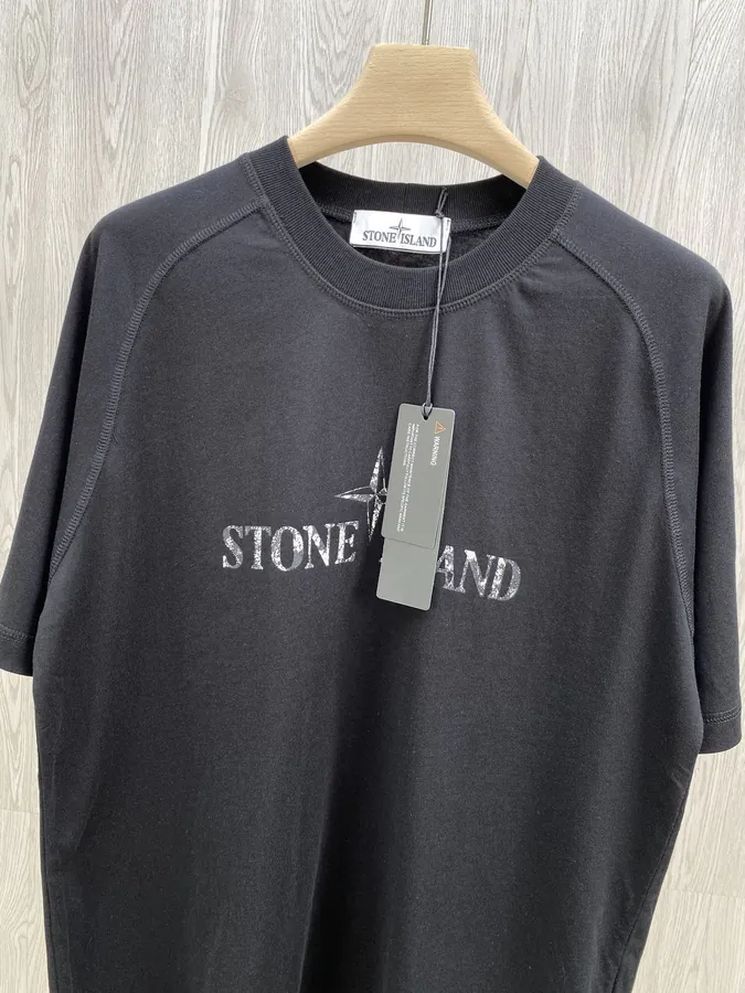 Stone Island 25SS Classic Bestseller Letter Print Short Sleeve