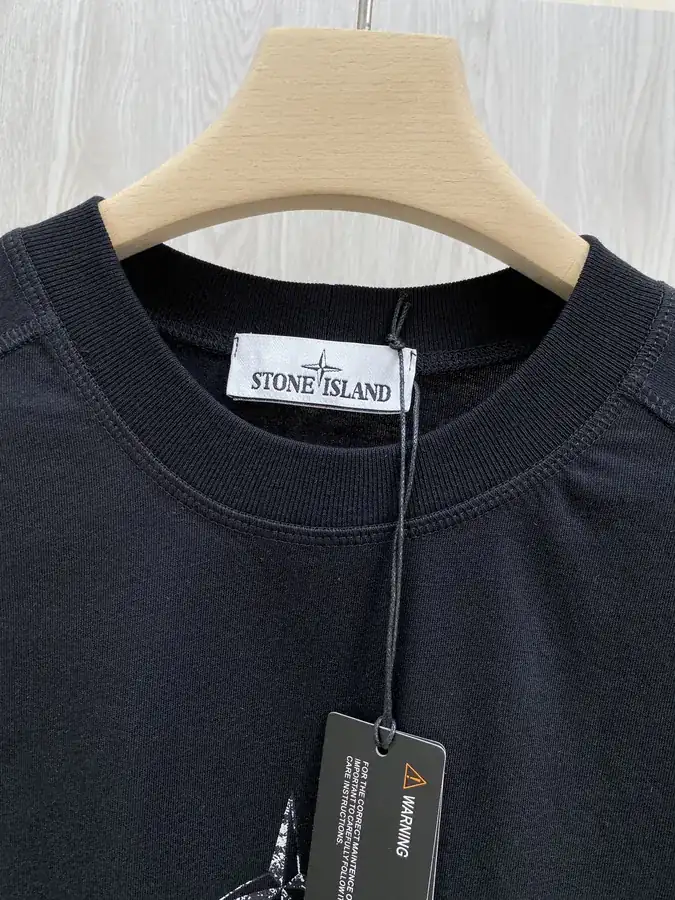 Stone Island 25SS Classic Bestseller Letter Print Short Sleeve