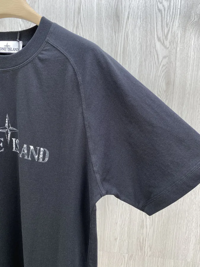 Stone Island 25SS Classic Bestseller Letter Print Short Sleeve