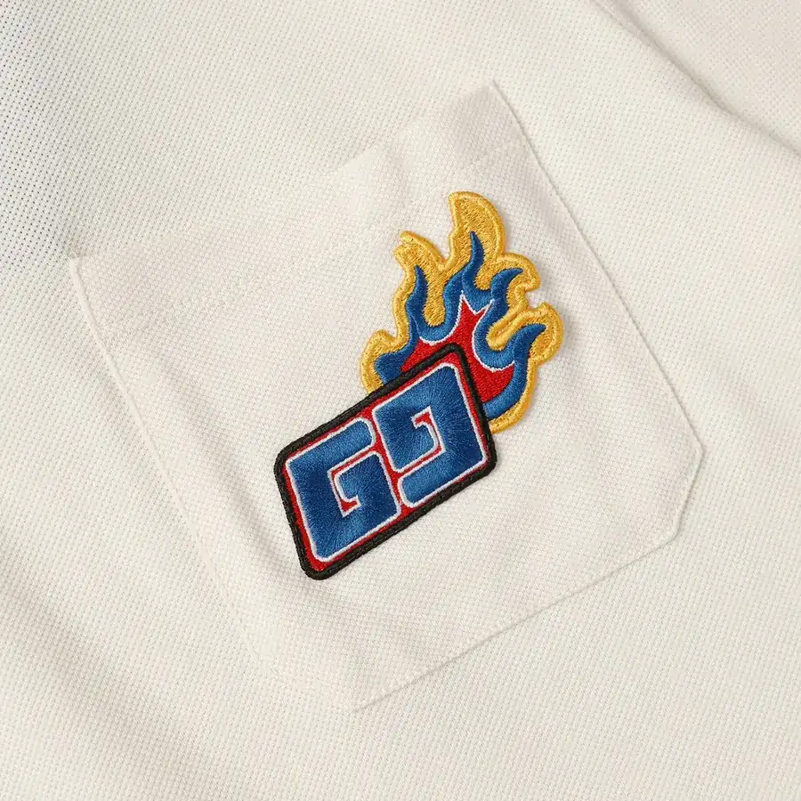 Gucc* 2024 New Polo Shirt Short Sleeve, Double G Embroidery