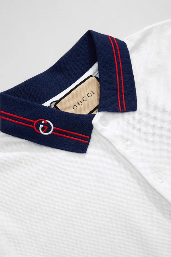 Gucc* 2022SS New Embroidery Short Sleeve T Shirt