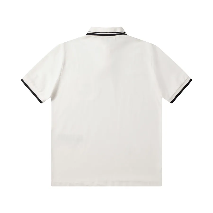 Gucc* 2024 New Arrival Pocket Cartoon Letter Embroidered Polo Shirt