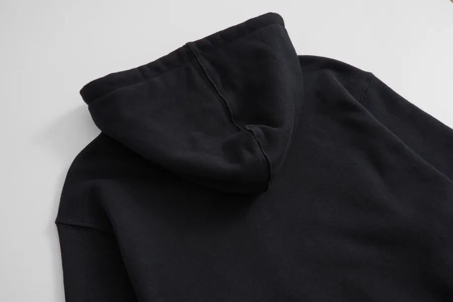 Gucc*22 Autumn Winter New Daylight Print Detachable Sleeve Hoodie