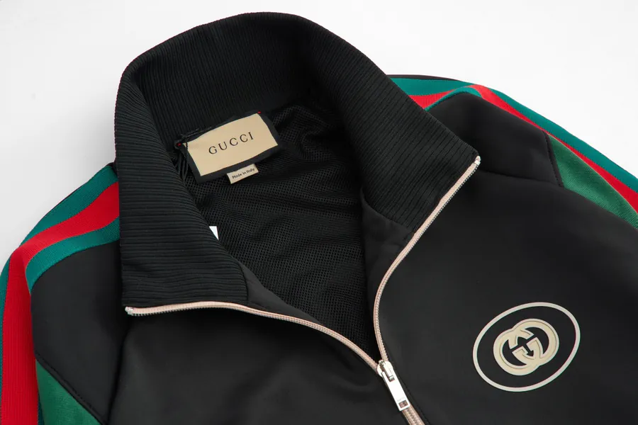 Gucc* New Arrival Retro Style Bucket Bag with Red and Green Trim