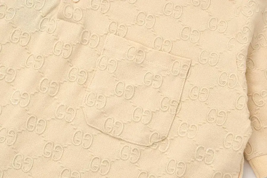 Exclusive High End Embroidery Double G Logo Short Sleeve