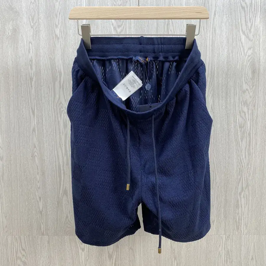 1V Damier Embroidered Cotton Shorts