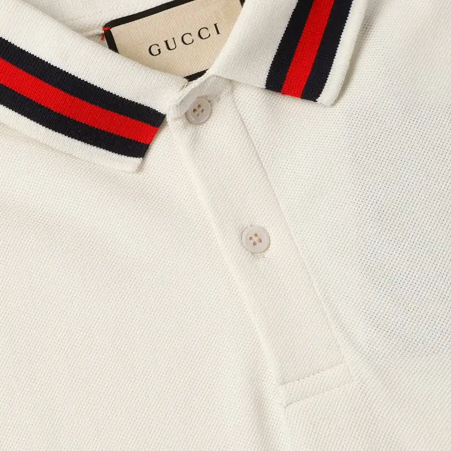 Gucc* 2024 New Polo Shirt Short Sleeve, Double G Embroidery