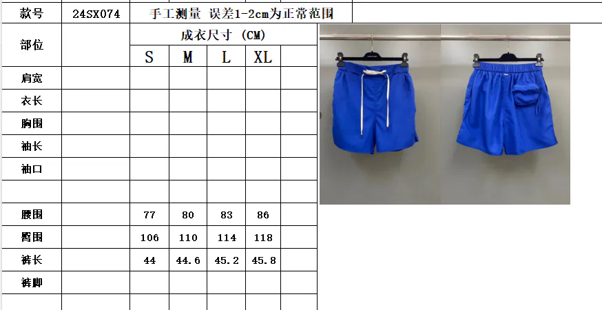 Monogram 3D Pocket Beach Shorts 24ss Spring Summer New Collection