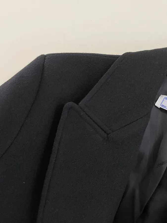 Off White Logo Long Coat