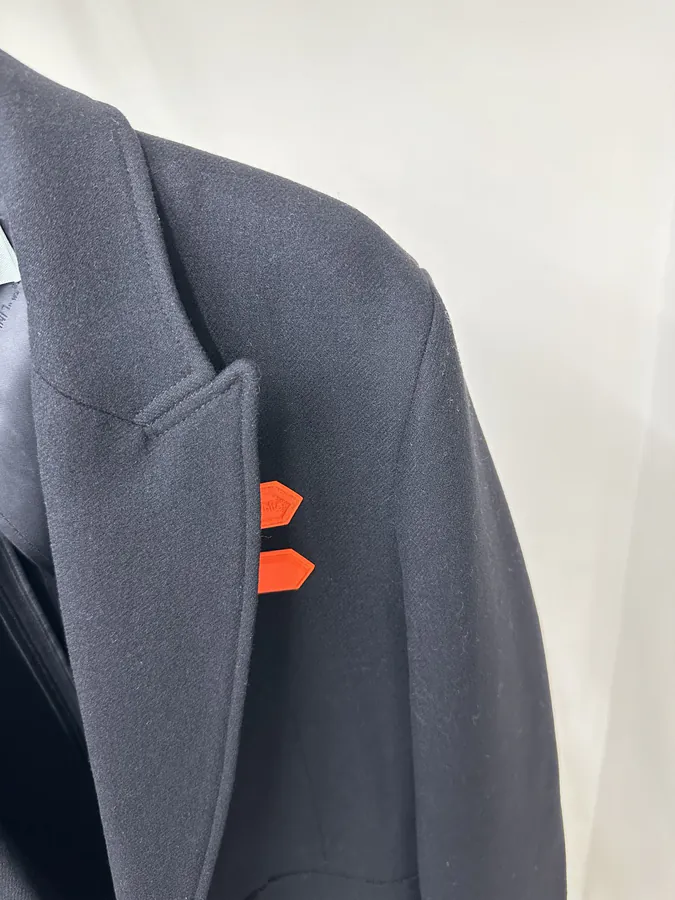 Off White ZP Full Handmade Wool Coat