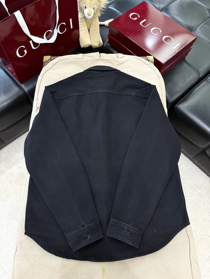 P300 Gu 2025FW Denim Pocket Embroidery Jacket