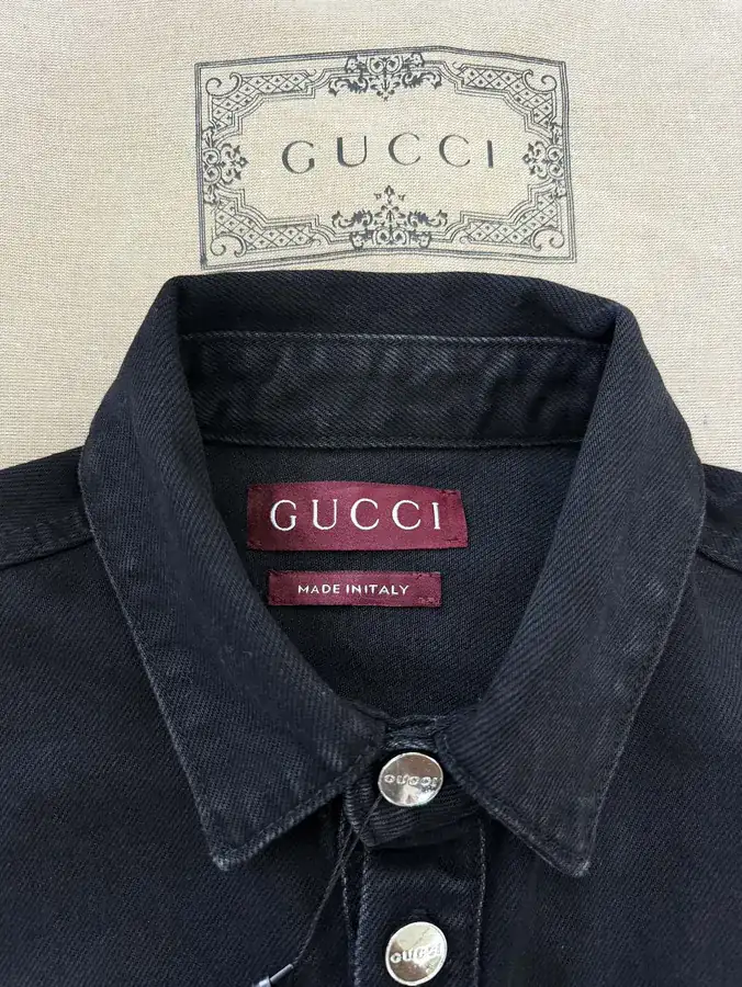 P300 Gu 2025FW Denim Pocket Embroidery Jacket