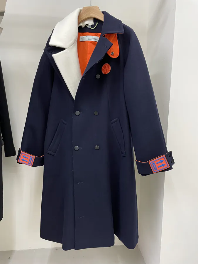 Off White Oversized Coat with Premium Fabric