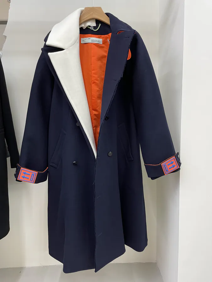 Off White Oversized Coat with Premium Fabric