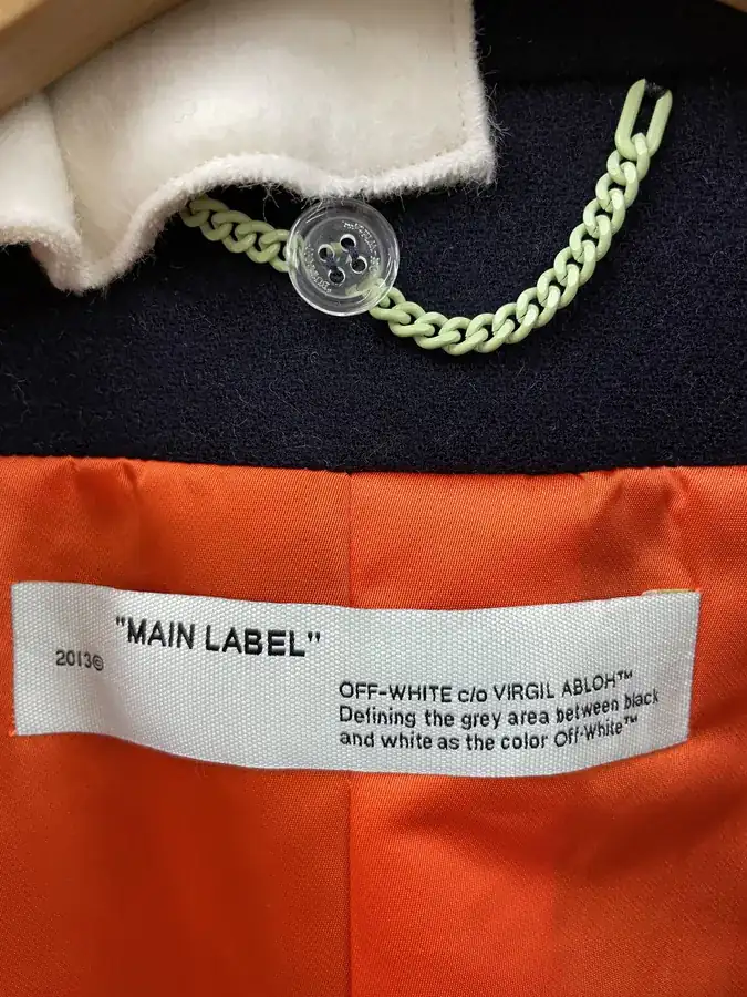 Off White Oversized Coat with Premium Fabric