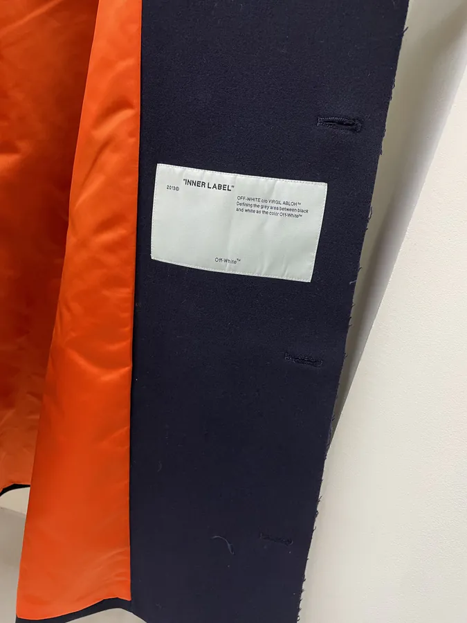 Off White Oversized Coat with Premium Fabric