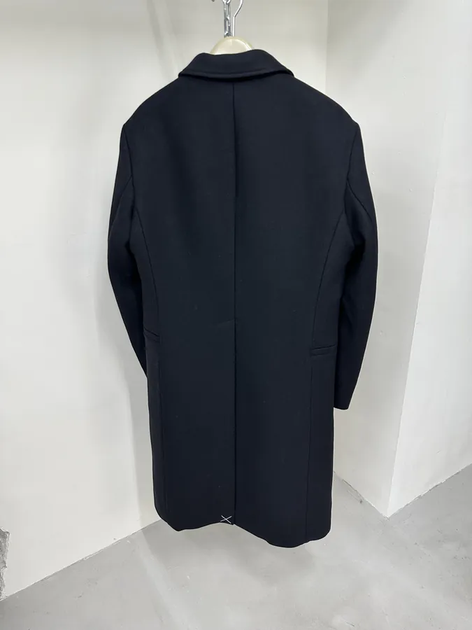 Off White ZP Full Handmade Wool Coat