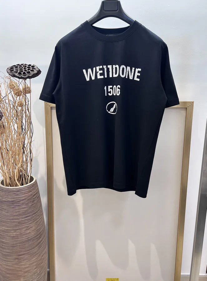 WE11DONE 25SS Oversize Cotton T Shirt