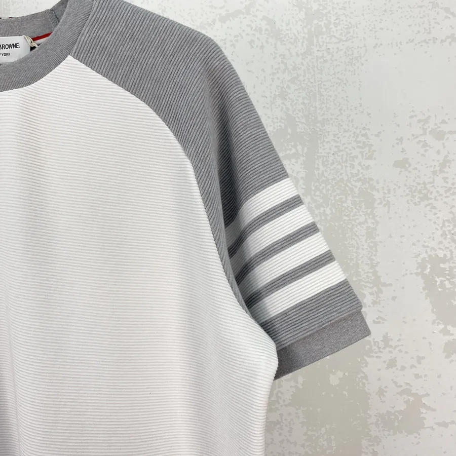 TB 23ss Colorful Stair Short Sleeve