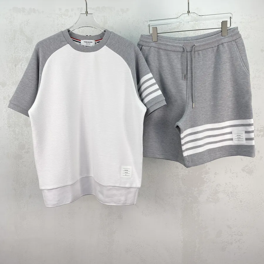 TB 23ss Colorful Stair Short Sleeve