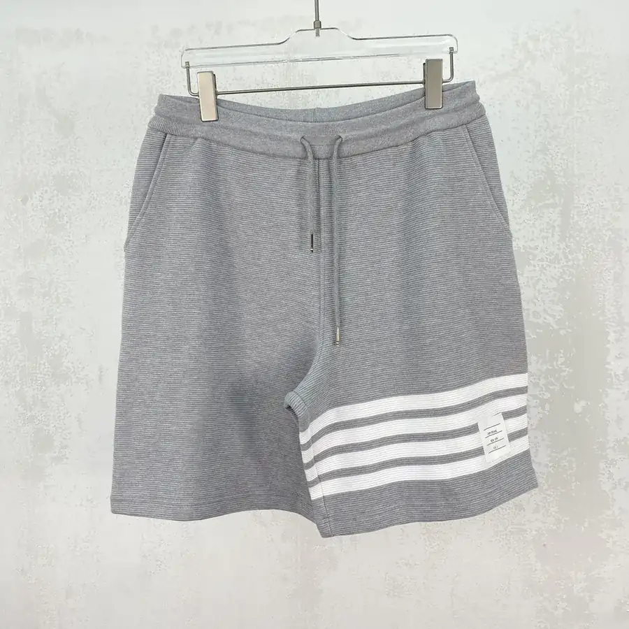 TB Stair Short Wavy Waffle Stripe Shorts
