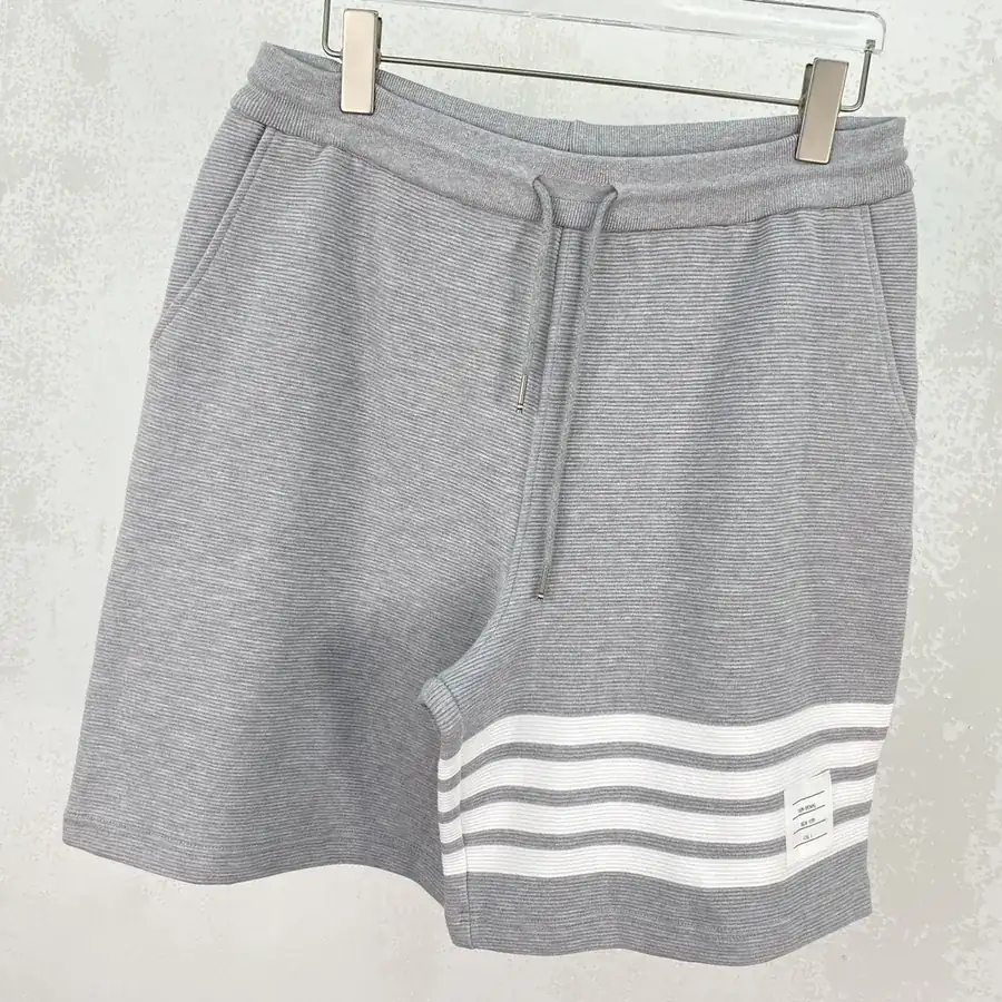 TB Stair Short Wavy Waffle Stripe Shorts