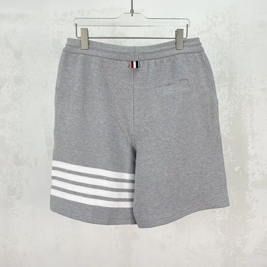 TB Stair Short Wavy Waffle Stripe Shorts