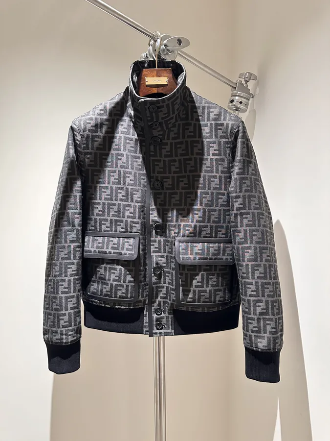 FD Latest Monogram Collar Jacket