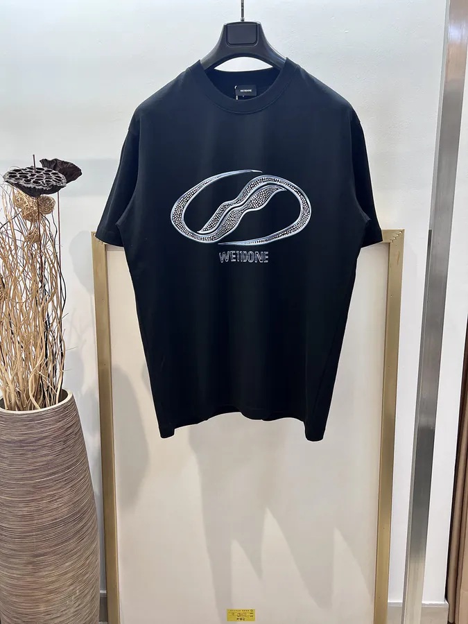 WE11DONE Oversize Loose Fit Cotton T Shirt