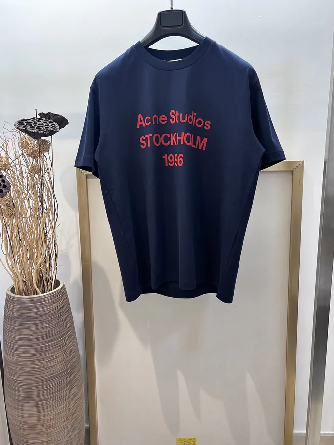 ACNE 2025FW1996 Series Plush Print T Shirt