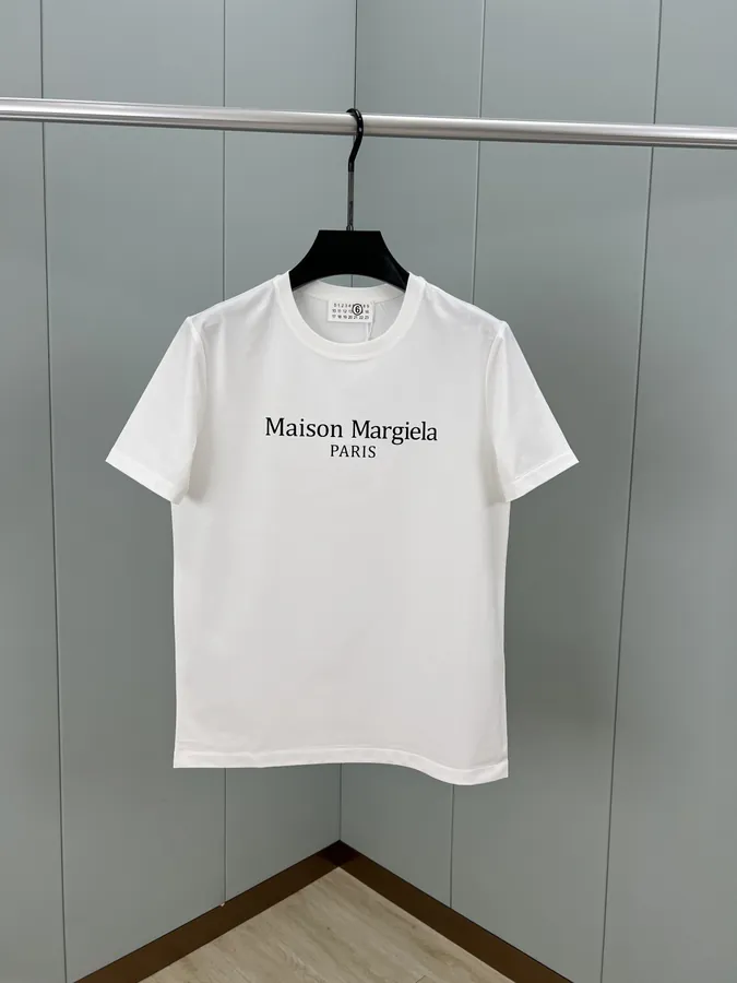 Maison Margiela 25 Spring Summer New Collection Letter Print Logo T Shirt