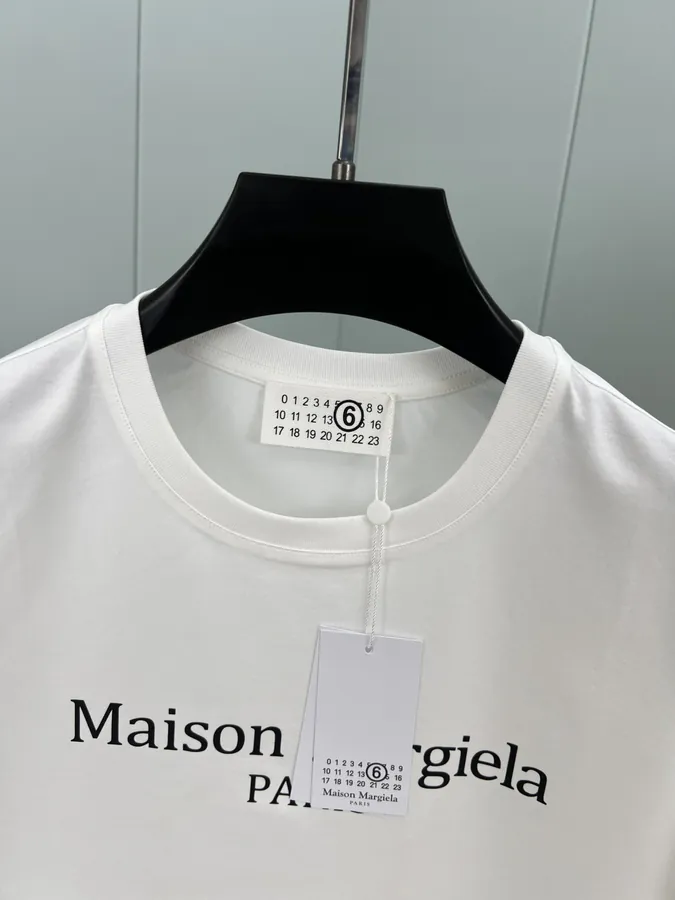 Maison Margiela 25 Spring Summer New Collection Letter Print Logo T Shirt