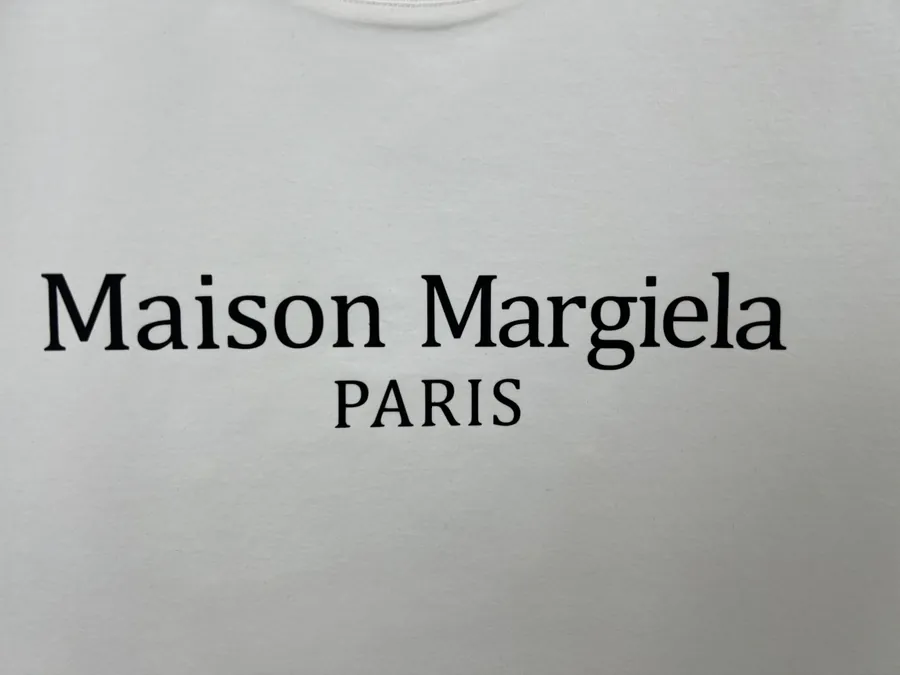 Maison Margiela 25 Spring Summer New Collection Letter Print Logo T Shirt