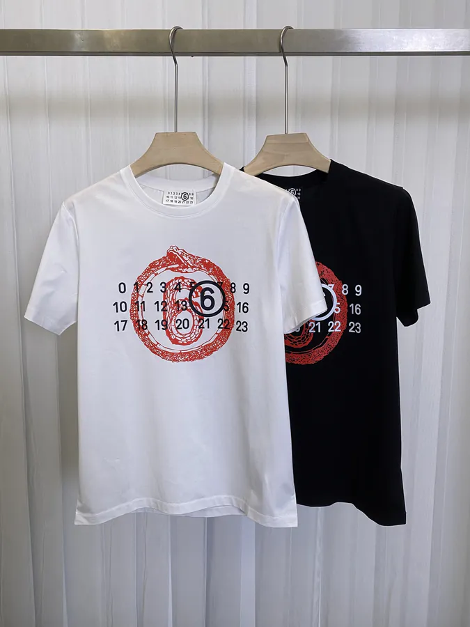 MM6 Maison Margiela 25 Spring Summer New Collection Snake Year Limited Print Short Sleeve T Shirt