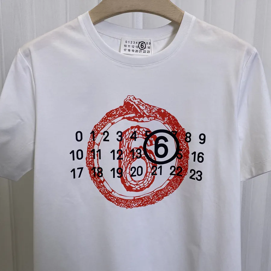 MM6 Maison Margiela 25 Spring Summer New Collection Snake Year Limited Print Short Sleeve T Shirt