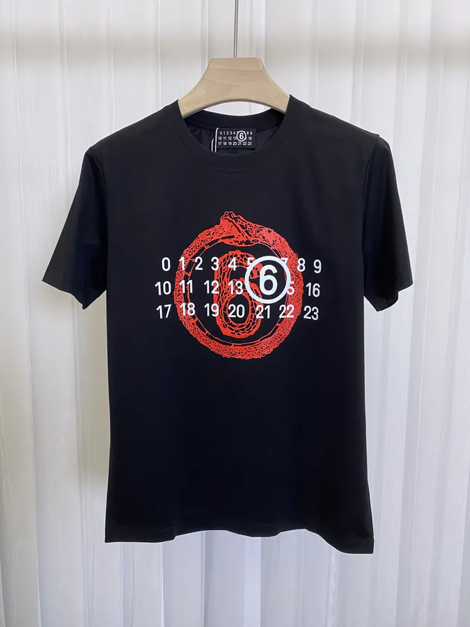 MM6 Maison Margiela 25 Spring Summer New Collection Snake Year Limited Print Short Sleeve T Shirt