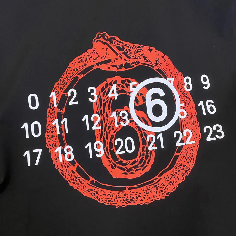 MM6 Maison Margiela 25 Spring Summer New Collection Snake Year Limited Print Short Sleeve T Shirt
