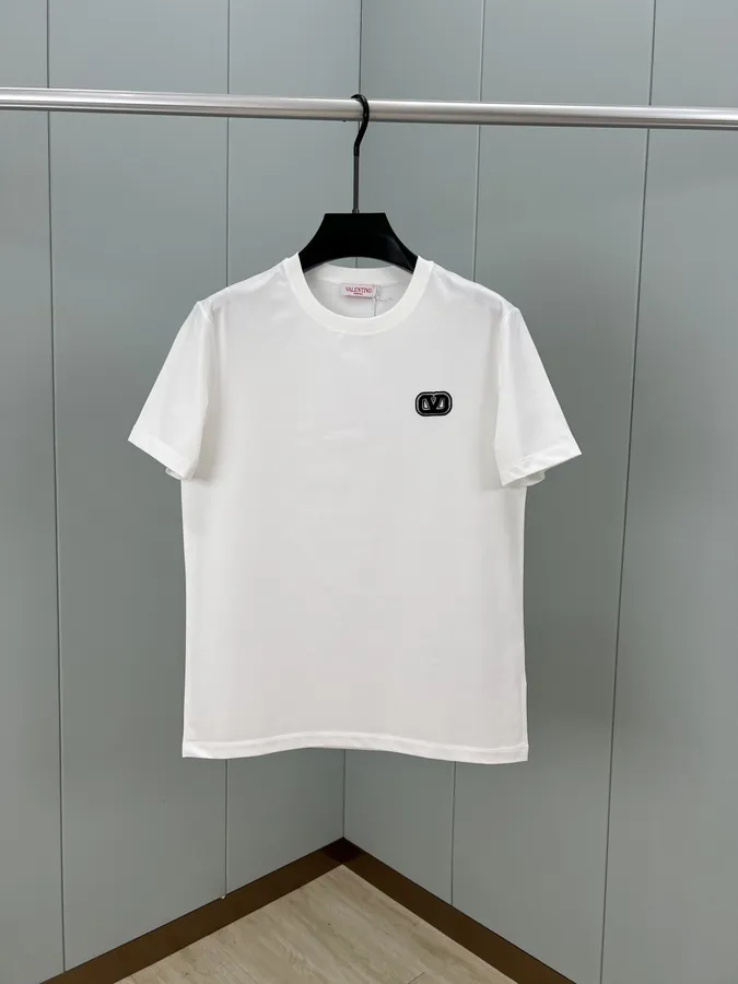 Valentino 25 Spring Summer New VLOGO Embroidered T Shirt
