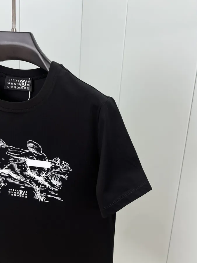 MM6 Maison Margiela 25 Spring/Summer New Collection Blind Rabbit Digital Print T Shirt