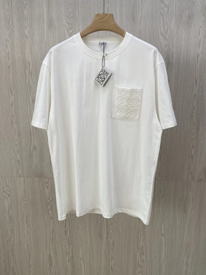 P185 LOE25SS Double Color Pocket LW Short Sleeve T shirt