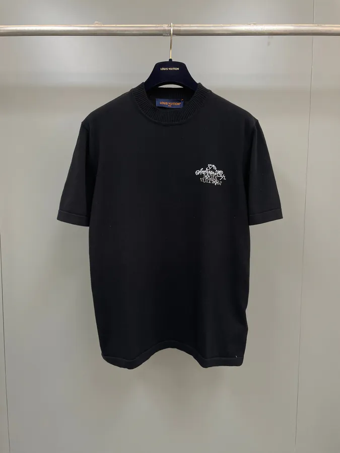 Luggage New Cotton Short Sleeve Round Neck T shirt