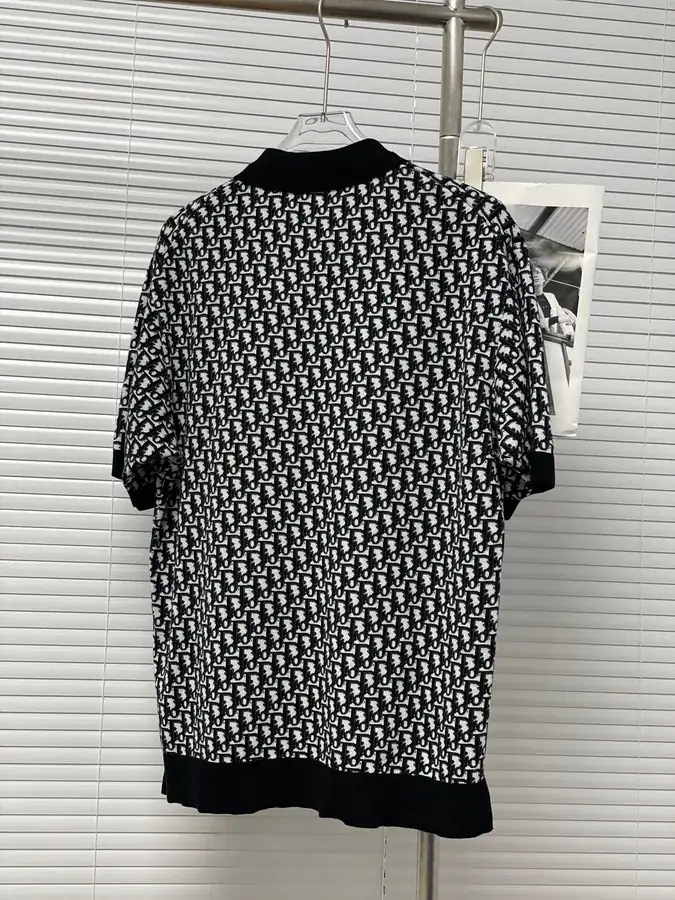 Di*r Oblique Print Cotton Short Sleeve