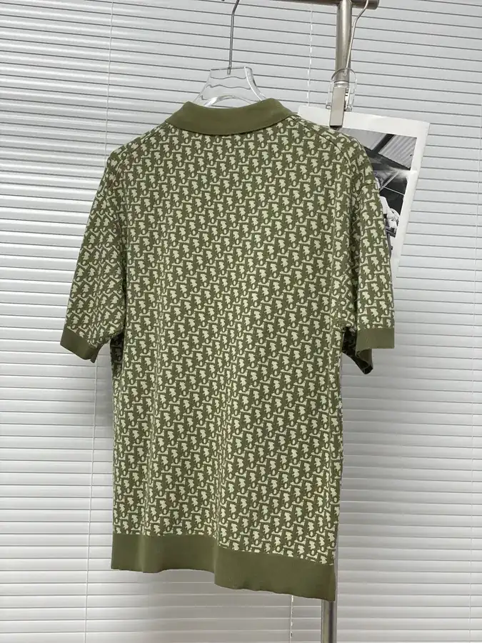 Di*r Oblique Printed Cotton Short Sleeve