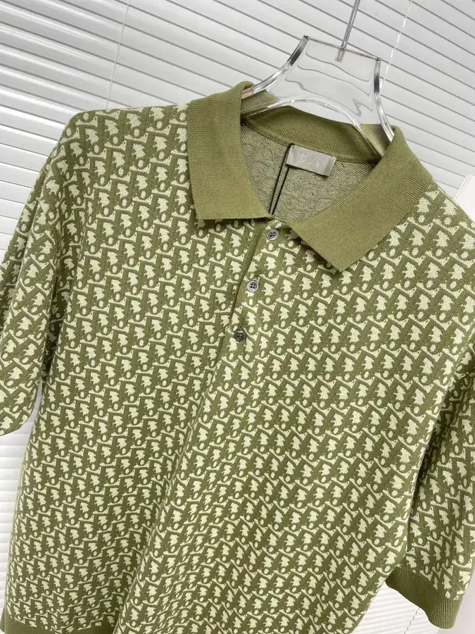 Di*r Oblique Printed Cotton Short Sleeve