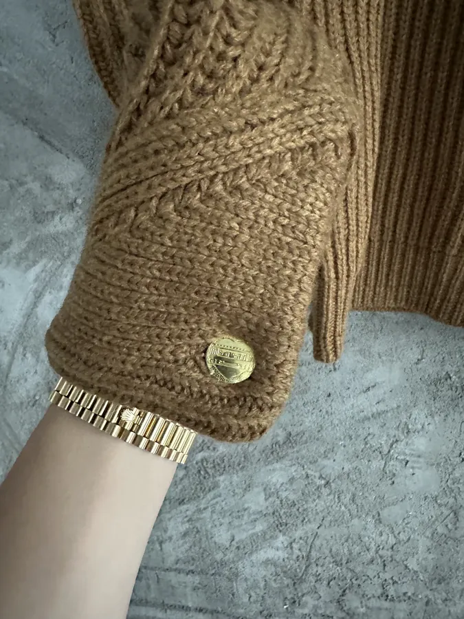 Sacai x Carhartt 2024SS Collaboration Wool Knit Sweater
