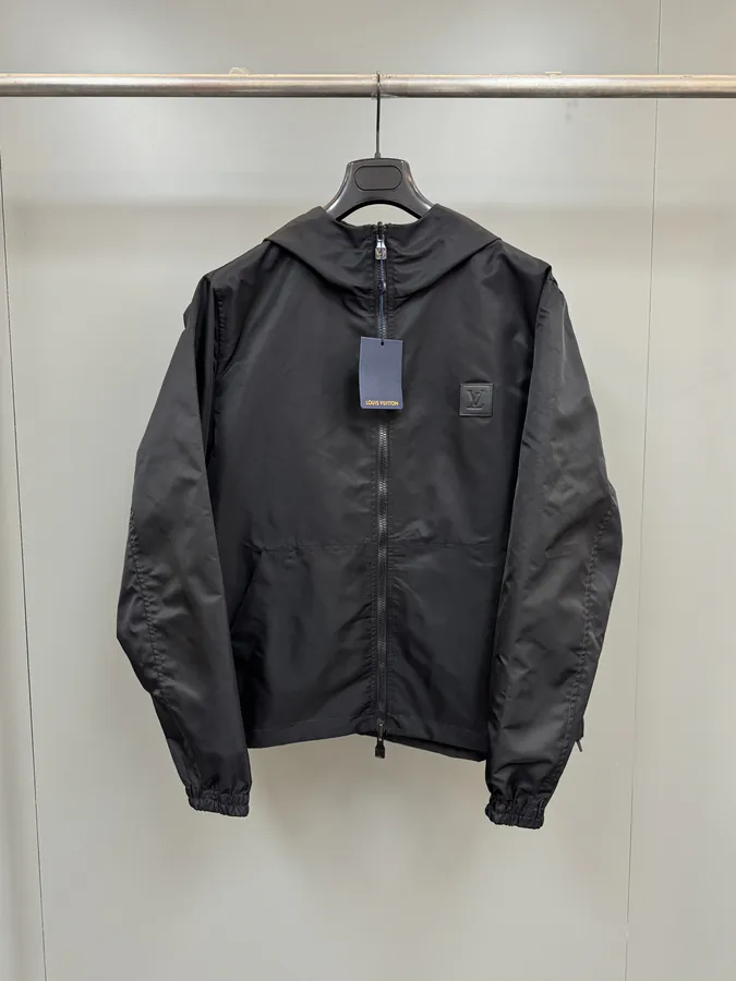 Reversibile Monogram Print Windproof Jacket