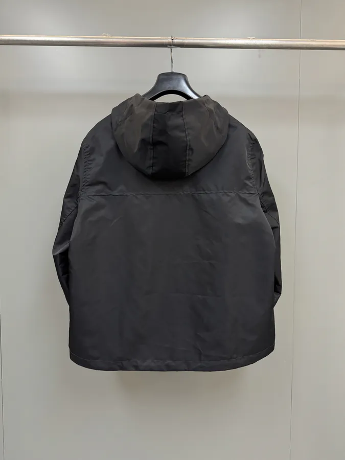 Reversibile Monogram Print Windproof Jacket