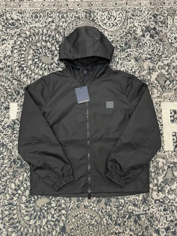 Reversibile Monogram Print Windproof Jacket