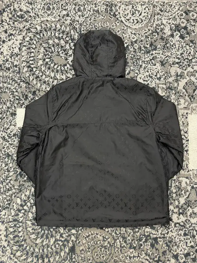 Reversibile Monogram Print Windproof Jacket