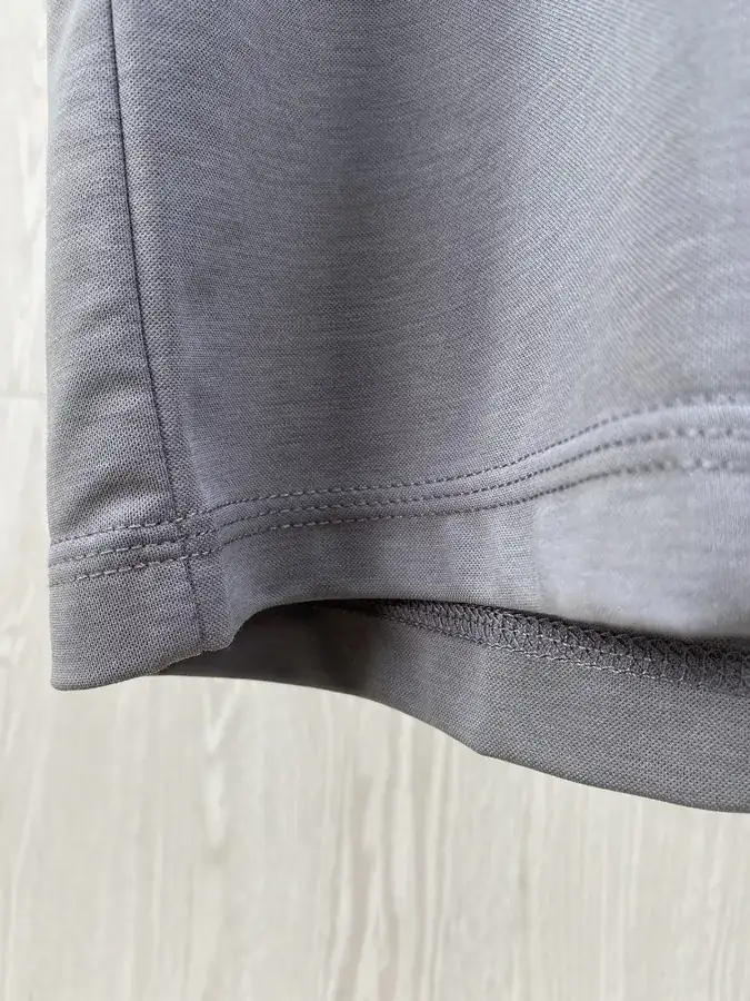 CE Graphite Grey T Shirt with Red Letter Embroidery